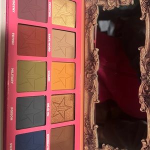 Jeffree star androgyny eyeshadow palette.